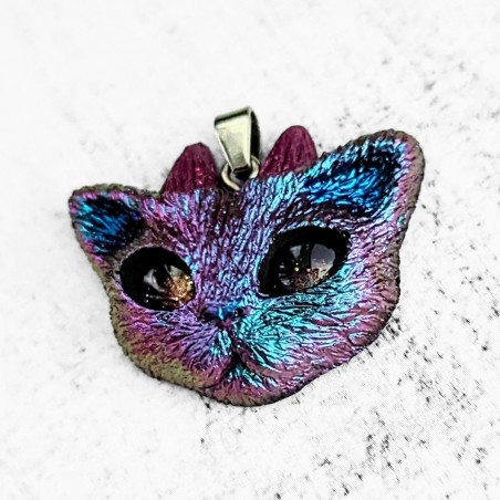 Pendentif chat démon