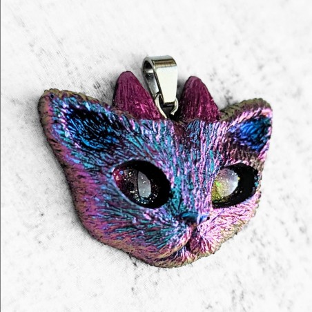 Pendentif chat démon