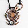 Collier Gallifrey 3 yeux, dr who, science fiction, sf