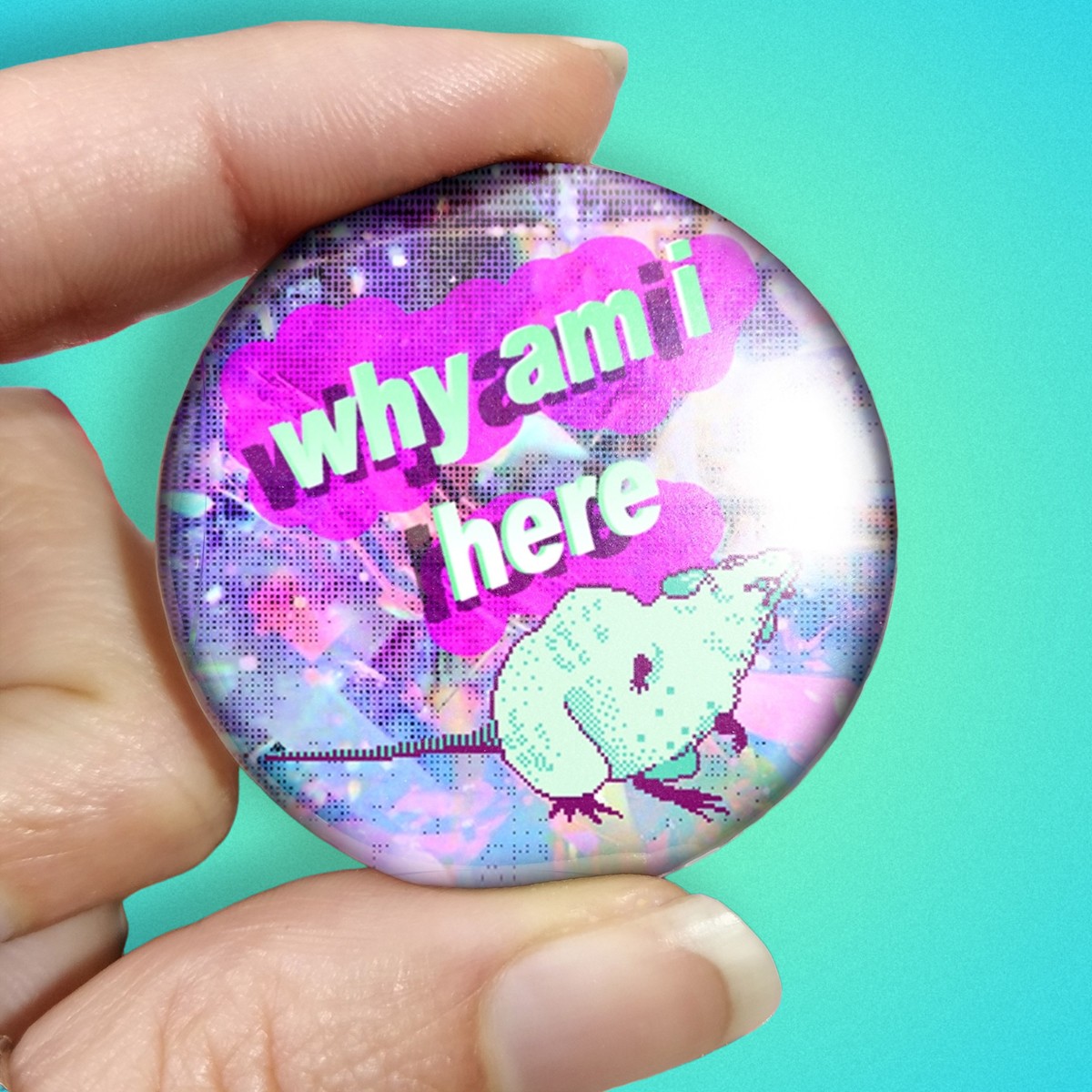 badge pins feministe neuroatypie syntwave vaporwave retrowave anxiété sociale