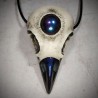 crâne corbeau, sphère psychique mystique ésotérique divination