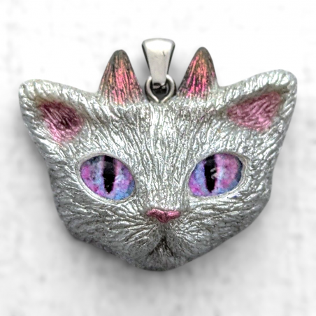 Pendentif chat démon